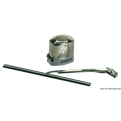 Picture of Windshield wiper motor 12V with telescopic arm 200/280mm - TMC