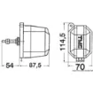 Picture of Windshield wiper motor 12V with telescopic arm 250/280mm