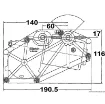 Picture of Heavy duty windshield wiper motor 12V - Doga