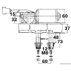 Picture of Heavy duty windshield wiper motor 12V - Doga