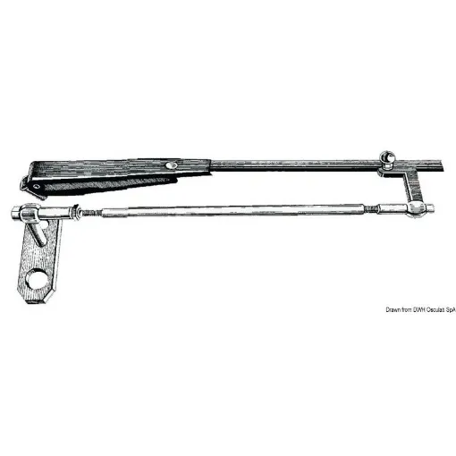 Osculati - Stainless Steel Parallelogram Wiper Arm 432/560mm - 19.152.55 product image