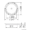 Picture of Inspection hatch AISI 316 passage 203 mm