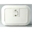 Picture of White locker with lid 280 x 180 mm B - front