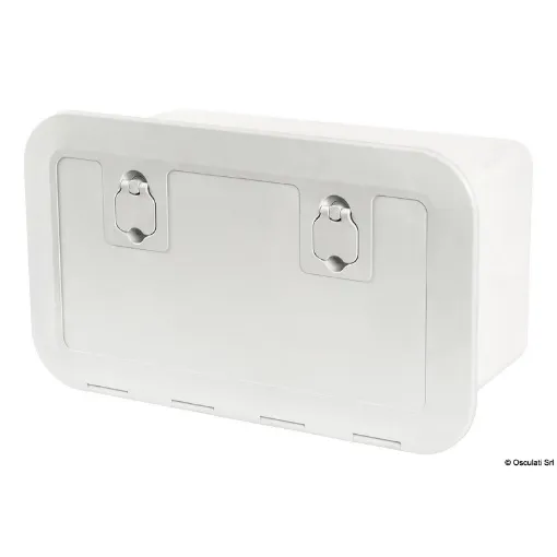 Picture of White locker with lid 500 x 250 mm F - front