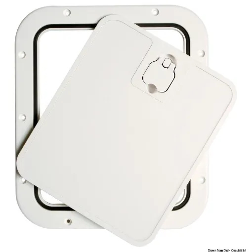 Picture of White inspection hatch removable lid 305 x 355mm