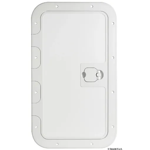 Picture of White inspection hatch anti - slip sufrace 350x600mm