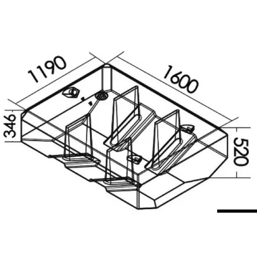 Picture of Fuel tank made of polyethylene 767L