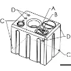 Picture of Drinkable water rigid horizontal modular tank 172L