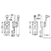 Osculati - Ultraflex Single Lever Control Box - 45.452.06 product image