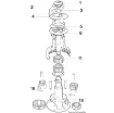 Picture of Roller bearing stainless assembly 11 (ZU0321) - 44ST - Lewmar