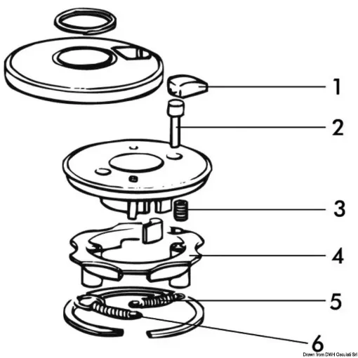 Picture of Button for third speed coupling - Lewmar - Button for third speed coupling (1)