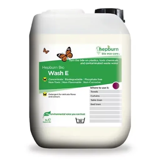 Picture of Bio wash E - Laundry detergent drum - super concentrated enzymatic - 5L - Hepburn bio