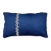 Picture of Ocean hippocampe passementerie cushion - Galerie B