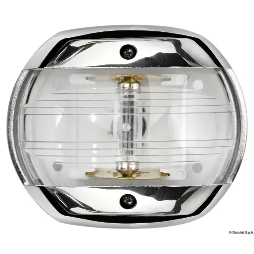 Picture of Classic 12 AISI 316 white bow navigation light