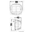 Picture of Sphera white 112.5° red navigation light