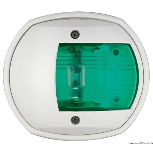 Picture of Compact white 112.5° green right led navigation light