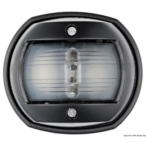 Picture of Compact black 135° white stern led navigation light