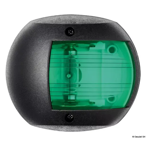 Picture of Classic 20 LED navigation light black right - 112.5° right - White - Black - 0.8 - 12V