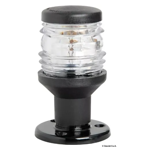 Picture of Navigation light black 360° mooring - utility 88 - 360° mooring. round - White - Black - 12V