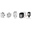 Picture of Navigation light black 360° mooring - utility 88 - 360° mooring. round - White - Black - 12V