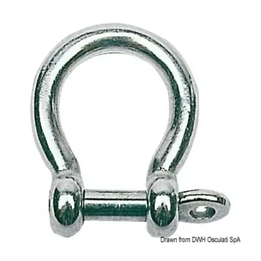 Picture of Bow shackle AISI 316 22 mm