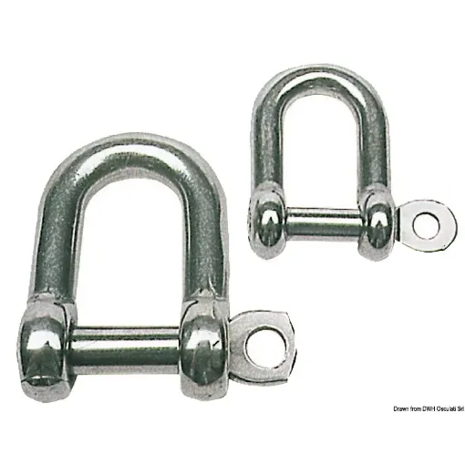 Picture of Shackle made of stainless steel AISI 316 6 mm