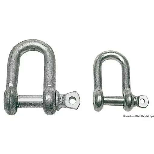 Picture of Shackle made of galvanized steel 6 mm