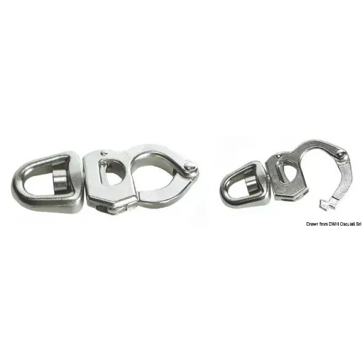 Picture of Snap - shackle with trigger opening AISI 316 85 mm