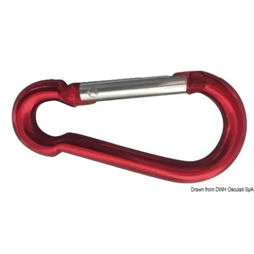 Picture of Carabiner hook light alloy 80 mm