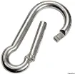 Picture of Carabiner hook with flush closure AISI 316 8 mm