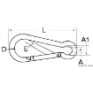 Picture of Carabiner hook AISI 316 5 mm