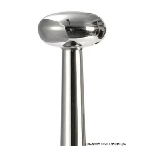 Osculati - Flagstaff 610 mm Ø 25 mm Mirror Polished - 35.393.01 product image