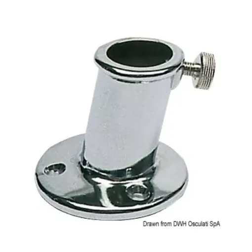 Osculati - Flagpole Socket Chromed Brass Ø 25 mm - 35.158.02 product image