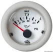 Picture of Oil pressure gauge 0 - 5 bar white 12 V - guardian - 0 - 5 bar - 52 - 45 - 12 - 45