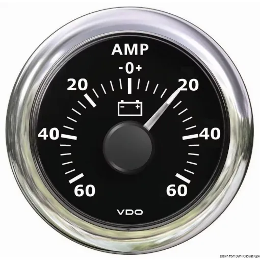 Picture of Ammeter black - 60 A +60 A