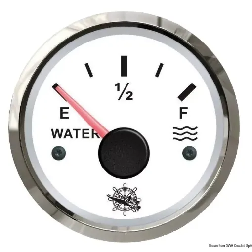 Picture of Water level gauge 240 - 33 ohm white - glossy