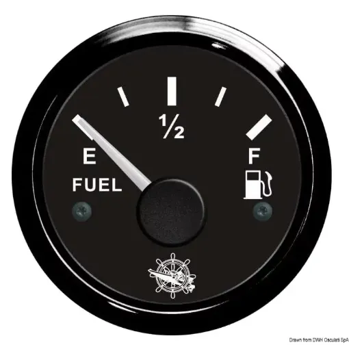 Picture of Fuel level gauge 240 - 33 ohm black - black