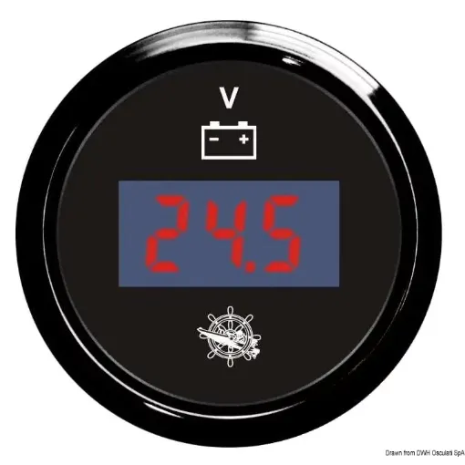 Picture of Digital voltmeter 8 - 32 V black - black