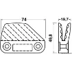 Picture of Clam cleat CL 206 - right