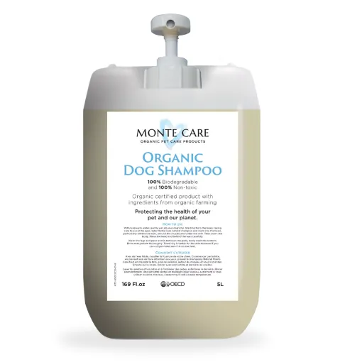 Picture of Bio dog shampoo in drum with hand pump - 5L - Hepburn bio