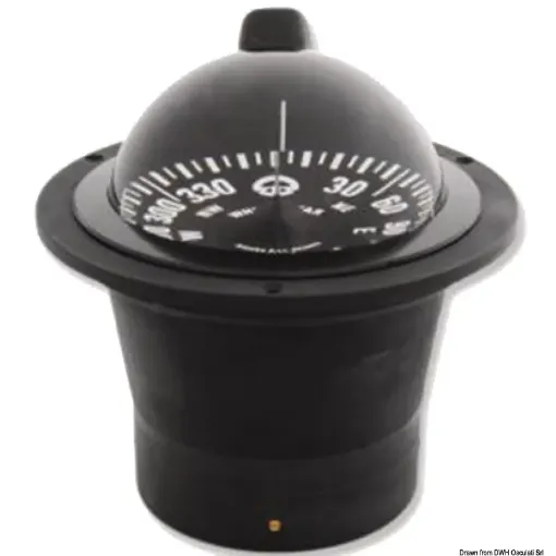 Picture of BW1/AV compass 5" black/black - Riviera