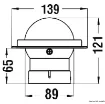 Picture of Regatta tactic compass 3" white - Riviera