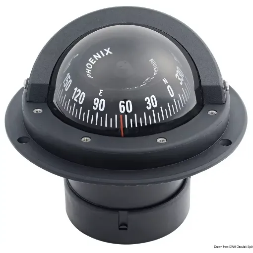 Picture of BH1/AV compass 3" black/black - Riviera