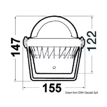 Picture of BH2/AV compass 3" black/black - Riviera - Black - Bracket - 12V - 155 - Black