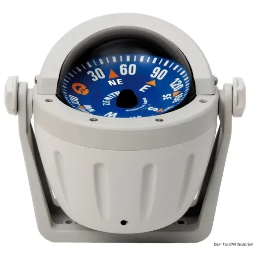 Picture of BZ2/AVG compass 3" white/blue - Riviera