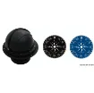 Picture of Compass 4" with cover black/black topview - Riviera