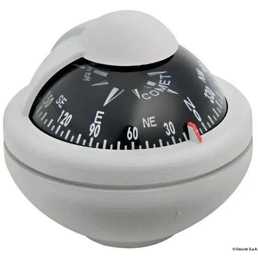 Picture of Comet compass 2" with bracket grey/black - Riviera