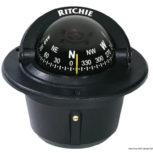 Picture of Explorer built - in compass 2"3/4 black/black - Ritchie