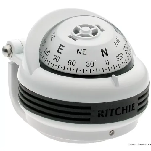 Picture of Trek 2'' 1/4 (57 mm) compass with compensators and night lighting - Ritchie