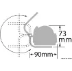 Picture of Trek 2'' 1/4 (57 mm) compass with compensators and night lighting - Ritchie